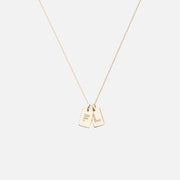 Diamond Tag Necklace